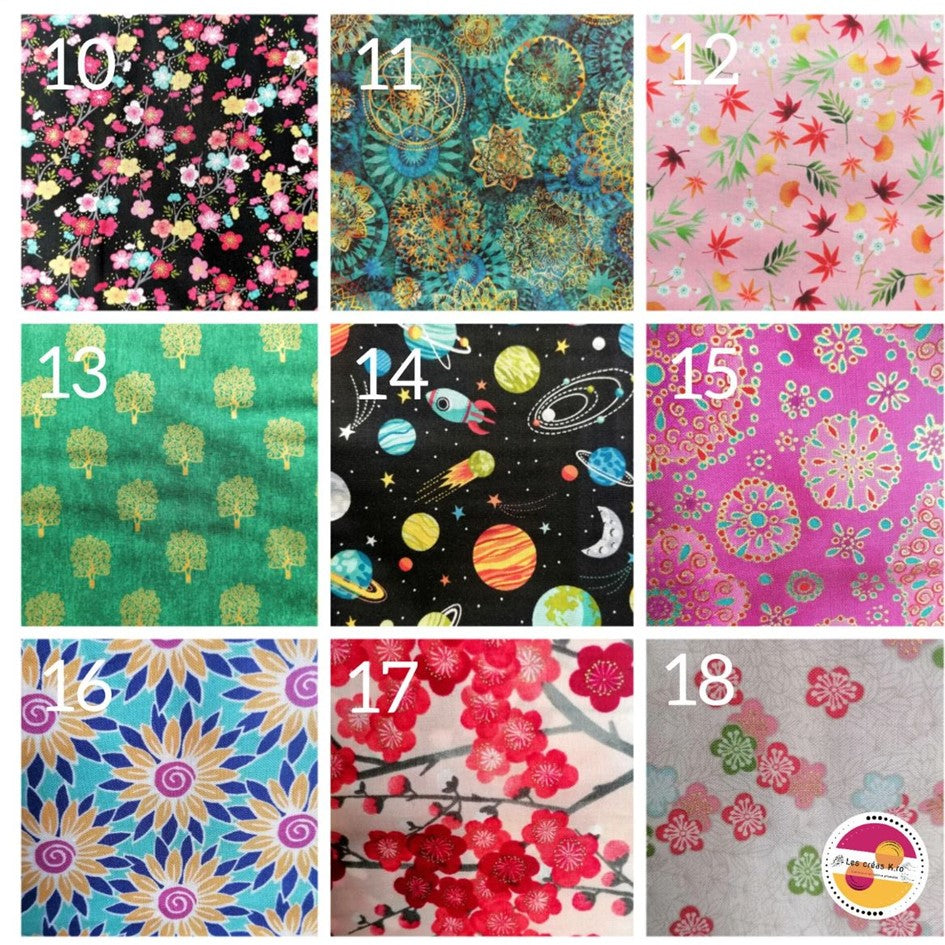 Parure de Bijoux en tissu Personnalisable – Duo pendentif & Boucles d’Oreilles