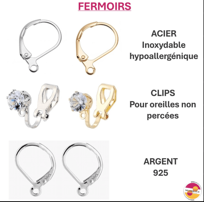 Boucles d’oreilles pendantes en tissu - collection RECTANGO - CARMANO by Les créas K.ro