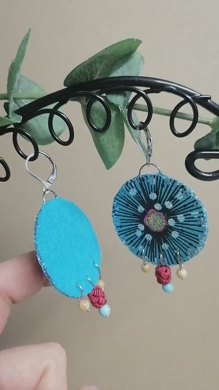 Présentation vidéo de la boucle d'oreilles en mouvement